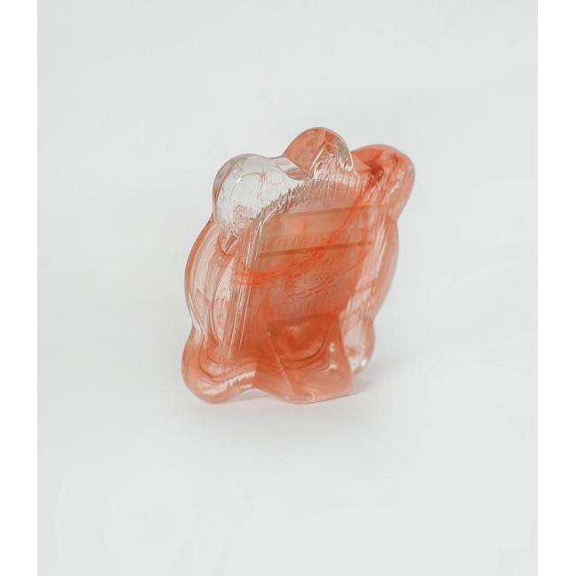 Ікона посріблена "Миколай Чудотворець" в муранському склі 70х90 мм