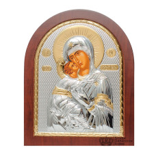 Вишгородська (Володимирська) Богородиця 14,7х18см арочної форми на дереві